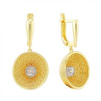 Серьги из золота 585 пробы