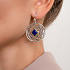 Серьги  из серебра