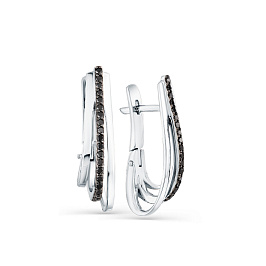 Серьги из белого золота