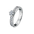 Кольцо из белого золота с бриллиантами 0,26 ct