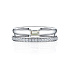 Кольцо из белого золота с бриллиантами 0,25 ct