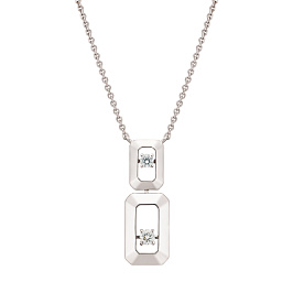 Колье из белого золота с бриллиантами