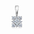 Подвеска из белого золота с бриллиантами 0,24 ct