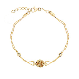 Браслет из желтого золота