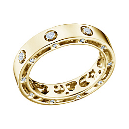 Кольцо из желтого золота