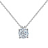 Колье DANAYA  из белого золота с бриллиантом 0,4 ct