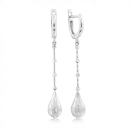 Золотые серьги с английским замком