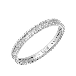 Кольцо из белого золота