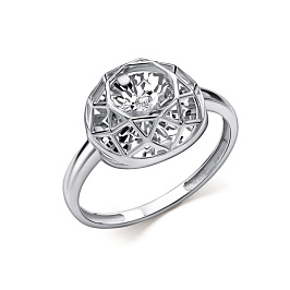 Кольцо из белого золота