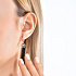 Серьги из белого золота с бриллиантами 0,3 ct