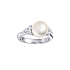 Кольцо из белого золота с жемчугом 7,37 ct