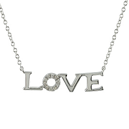 Колье из белого золота