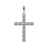 Крест ALROSA  из белого золота