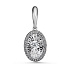 Подвеска из белого золота с бриллиантами 0,038 ct