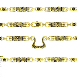 Цепь из желтого золота