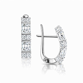 Серьги из белого золота