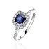 Кольцо из белого золота с сапфиром 0,62 ct
