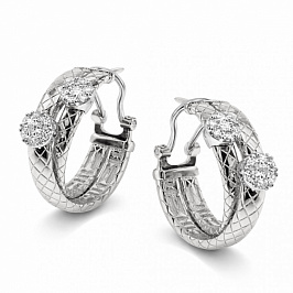 Серьги из золота с бриллиантами