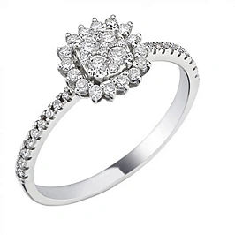 Эксклюзивное золотое кольцо с бриллиантами