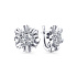 Серьги из белого золота с бриллиантами