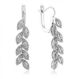 Серьги из золота с бриллантами