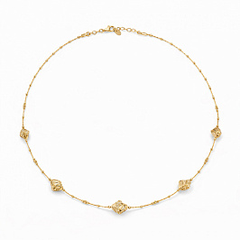 Колье из желтого золота