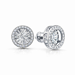 Серьги из белого золота