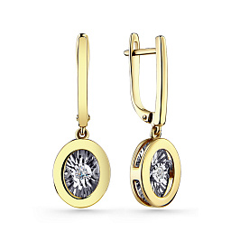 Серьги из желтого золота