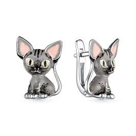 Серьги из серебра