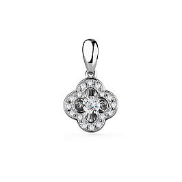 Подвеска из белого золота