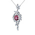 Колье из белого золота с турмалином 3,11 ct