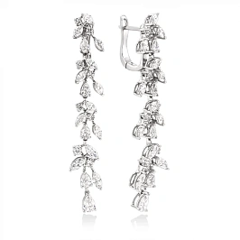 Эксклюзивные золотые серьги с бриллиантами