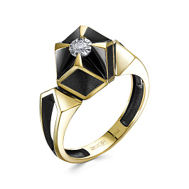 Кольцо из желтого золота