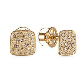 Серьги из желтого золота