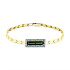 Браслет из желтого золота с турмалином 1,48 ct