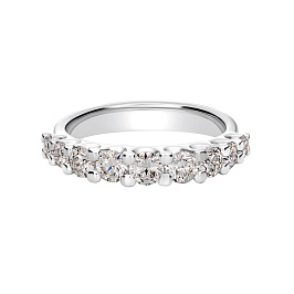 Кольцо из белого золота с бриллиантами