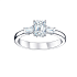 Кольцо из белого золота с бриллиантами 0,82 ct