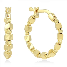 Золотые серьги конго 585 пробы