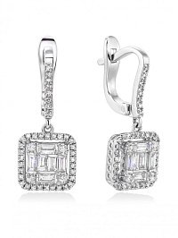 Серьги из золота с бриллиантами