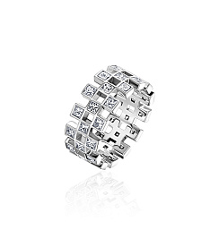 Кольцо из белого золота