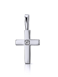 Подвеска из белого золота