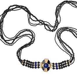 Колье из серебра