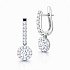 Серьги из белого золота с бриллиантами 0,92 ct