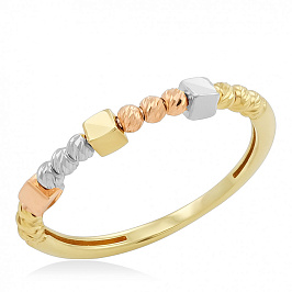 Золотое Кольцо с шариками (17.0)