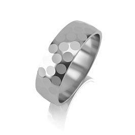 Кольцо из белого золота