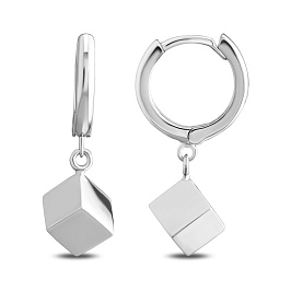 Серьги из белого золота