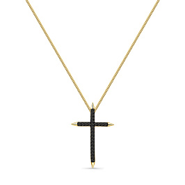 Крест из желтого золота