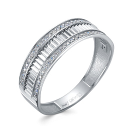 Кольцо из белого золота