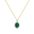 Колье из золота с изумрудом 1,45 ct