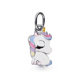 Подвеска из серебра с эмалью